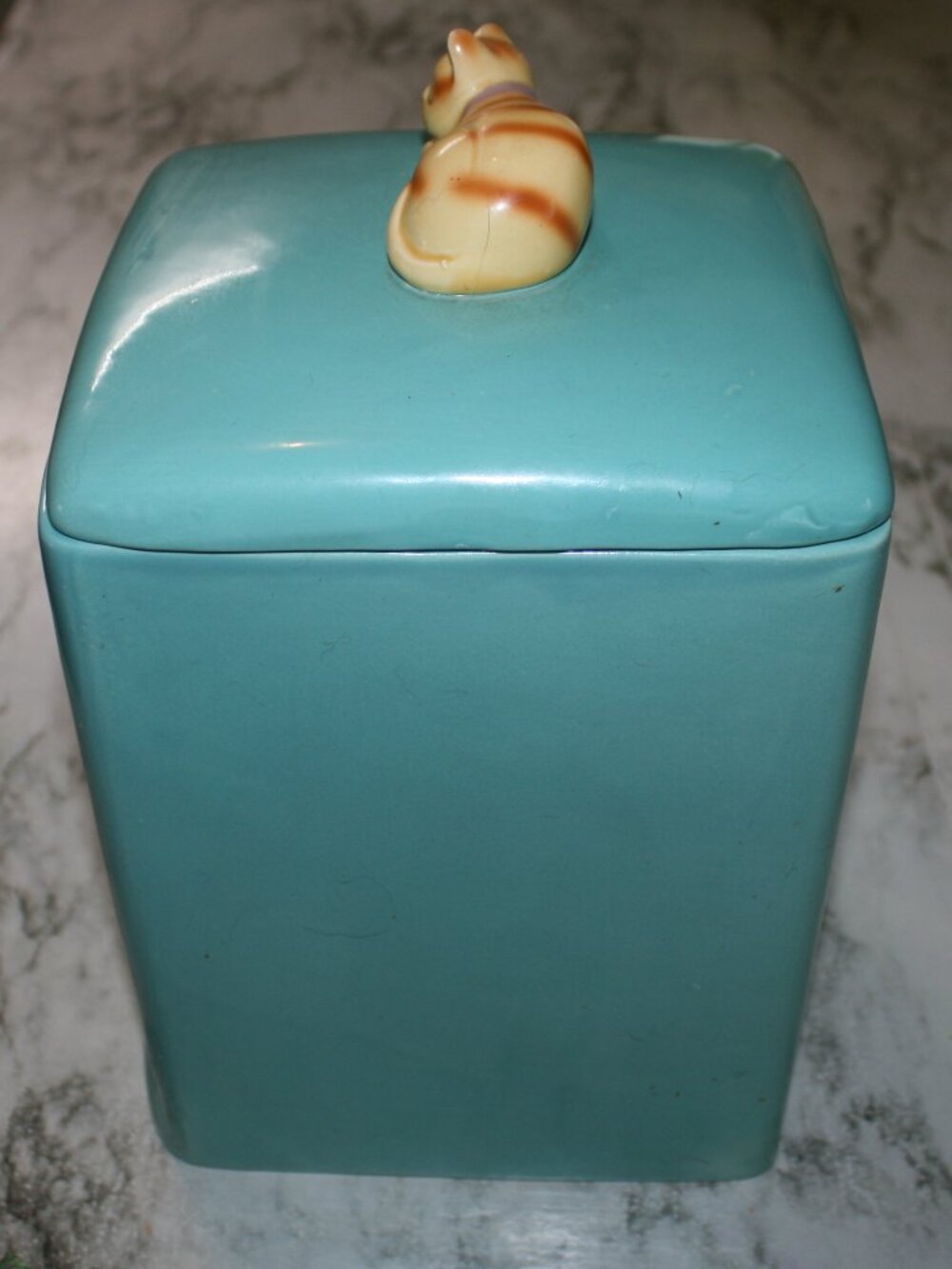 VINTAGE FITZ & FLOYD Cookie Jar 50's Kitchen Refrigerator Collectible Retro 1994 - Picture 5 of 16